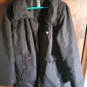 Details plus size coat